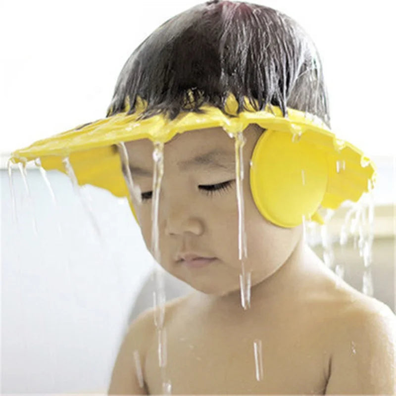 Adjustable Baby Shower Cap – Waterproof Kids Bath Visor Hat