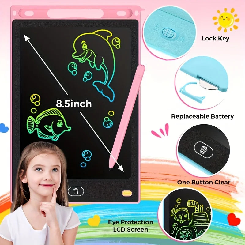 Portable 8.5-Inch LCD Kids Drawing Writing Tablet