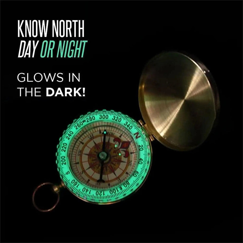 Ultimate Survival Pocket Compass – Rugged Metal Design for Kids & Hikers