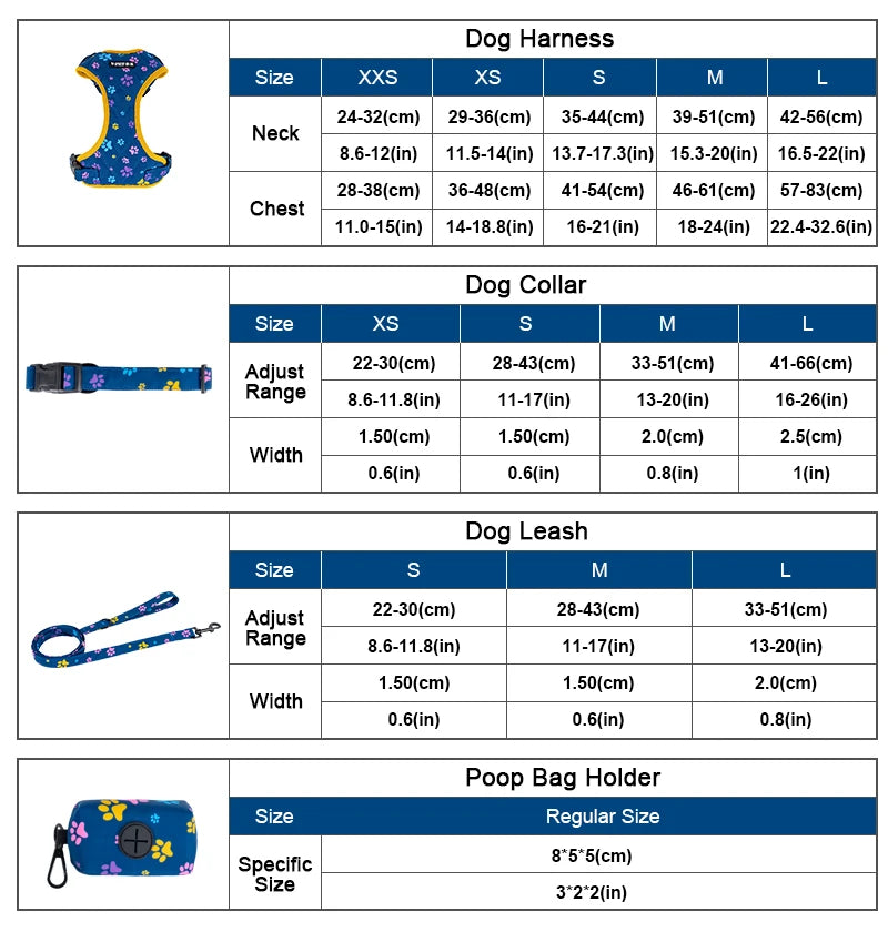 Luxury Reversible Pet Harness – Designer Adjustable Sublimation Fashion Gear