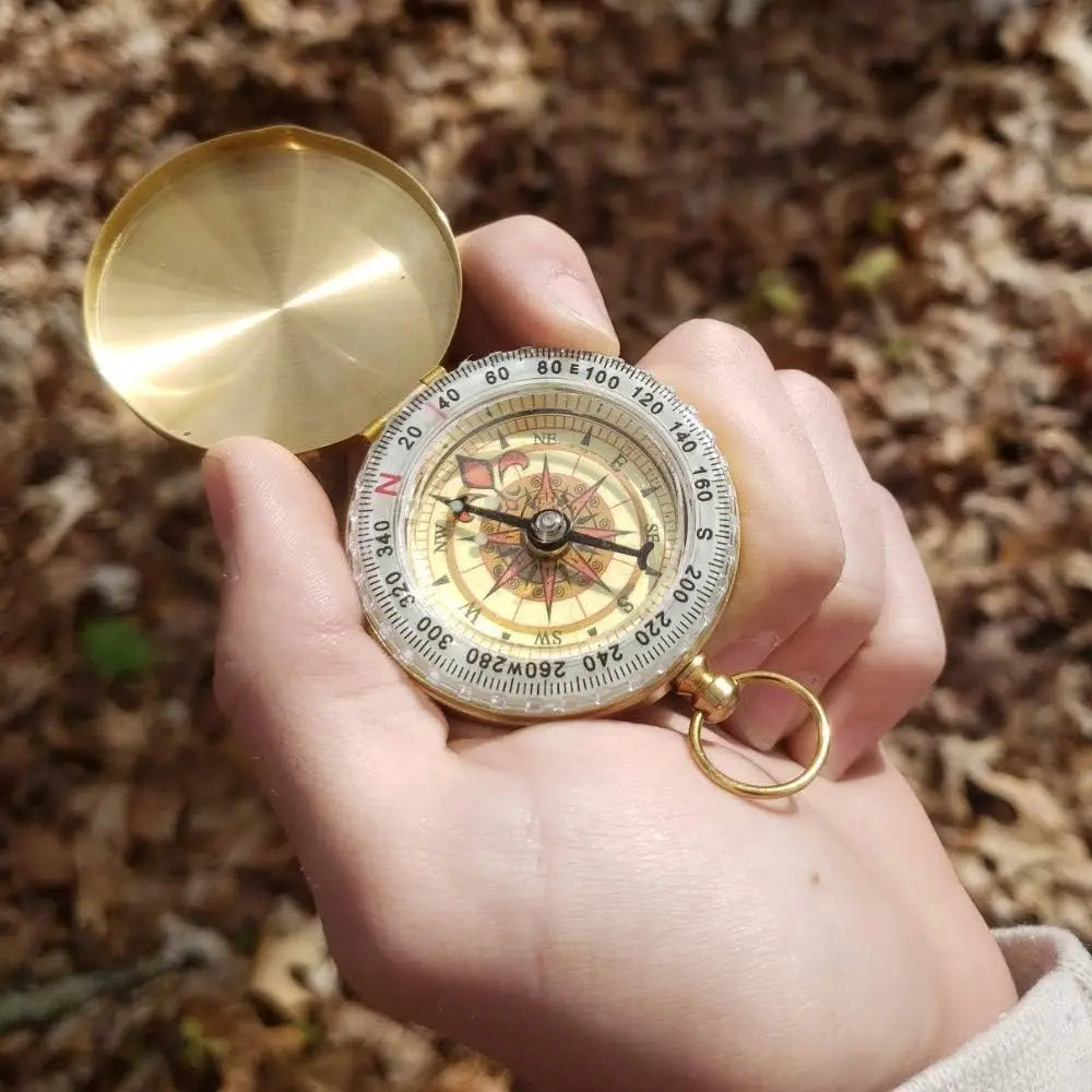 Ultimate Survival Pocket Compass – Rugged Metal Design for Kids & Hikers